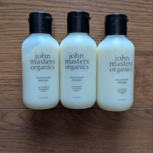 John Masters Organics 2 Oz Citrus & Neroli Detangler Lot Of 3